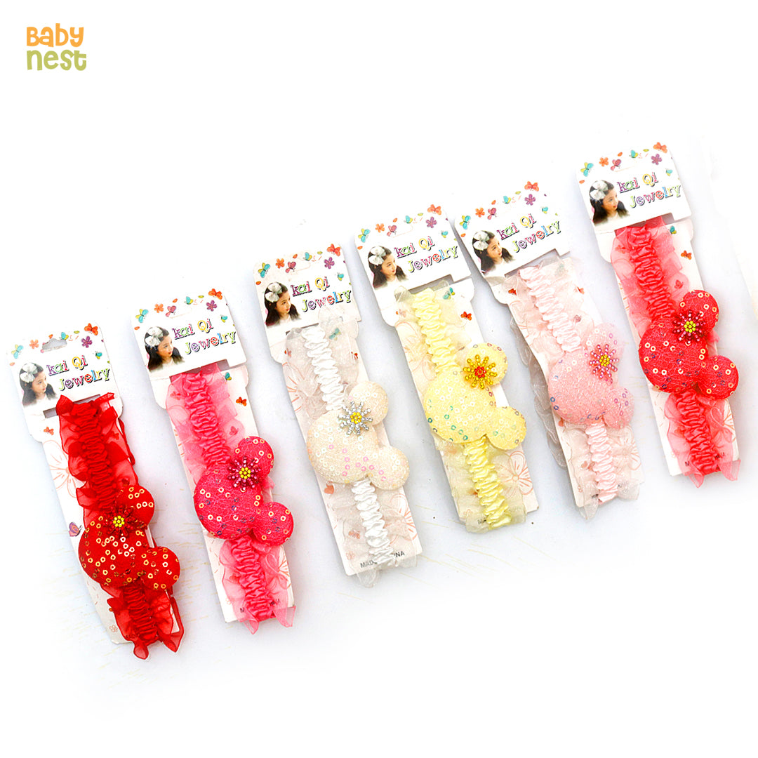 Glittery Mouse Hair Band For Girls - 1pc
