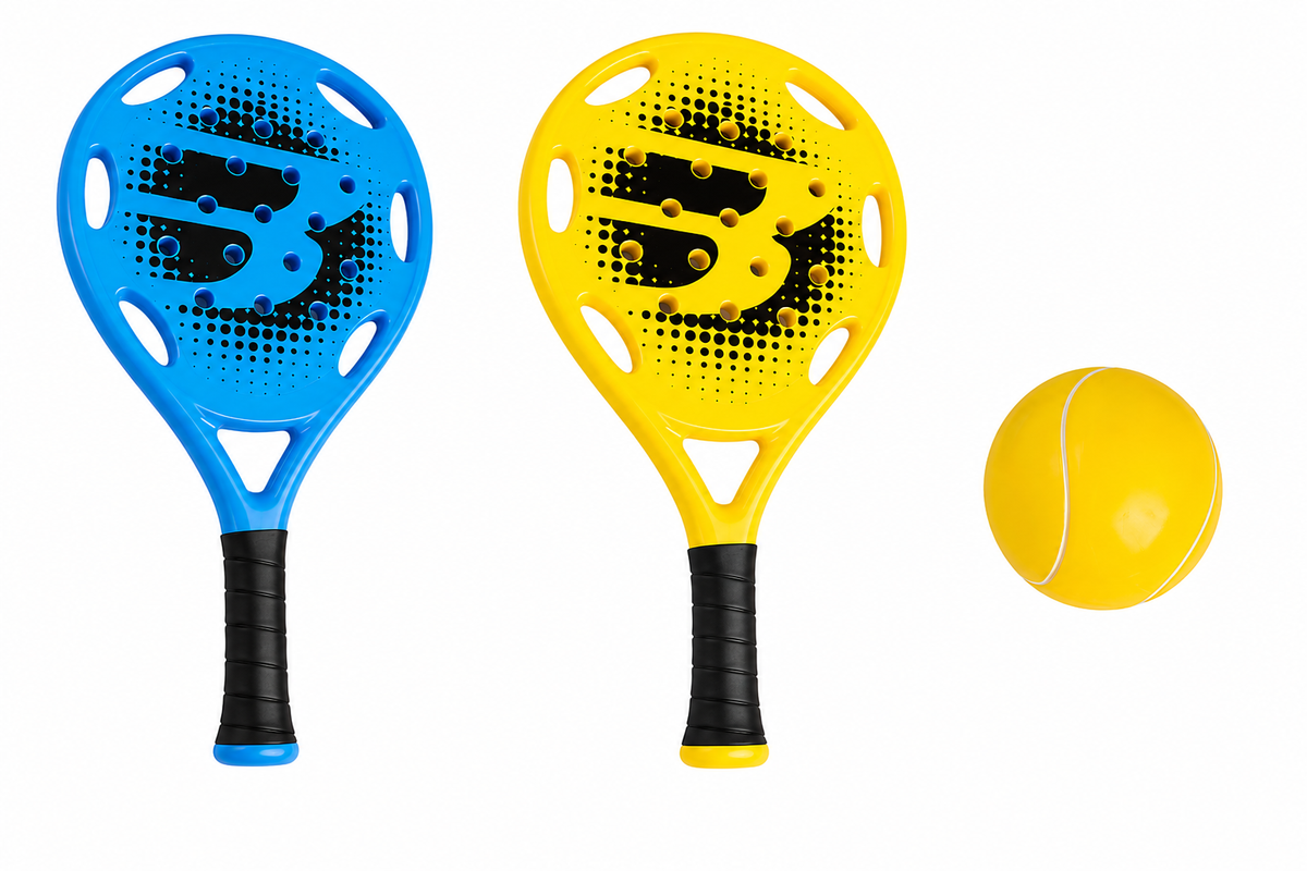 RACKETS Set with ball (1 Pair) (Random color) 2062