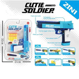 Cutie 2 in1 Soldier Soft Bullet Gun | Sticky Dart Pistol Gun & Water Gun - SHOOT GUN 648-33 (Copy)