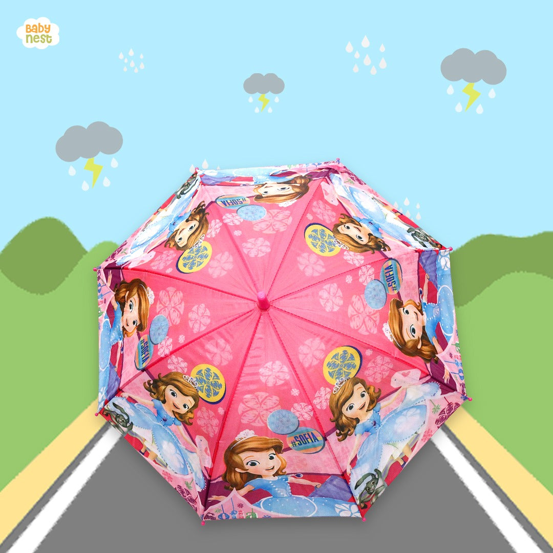 Character Umbrella for Kids - Sofia - Pink