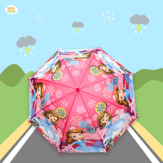 Character Umbrella for Kids - Sofia - Pink