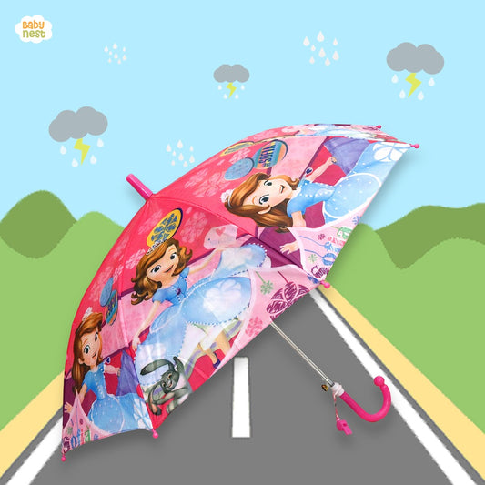 Character Umbrella for Kids - Sofia - Pink