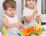 Kitchen Sink Toy With Water Running - VEGETABLE SINK 6061