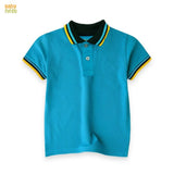 Pique Polo T-Shirt For Kids -Sky Blue Sbt-377