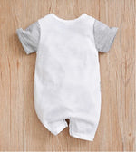 Baby Half Romper - White- Koala Bear