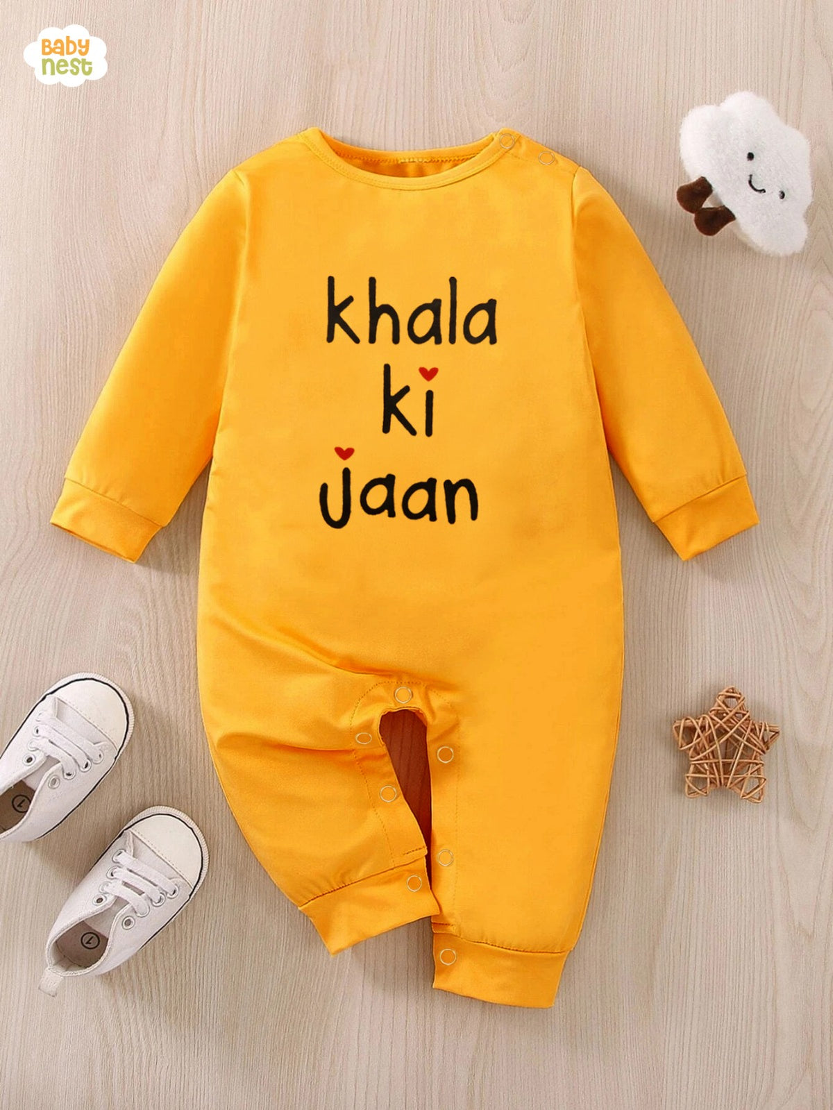 Baby Jumpsuit - Khala Ki Jaan - Yellow