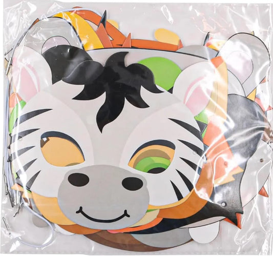 Pack of 12 Animals Mask- Party essential