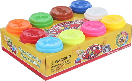 Plasticine Magical 10 Pack Colored Dough