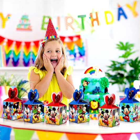 Pack of 10pcs Baby Goody Boxes For Kids Birthday Celebration Candy Box For Gift