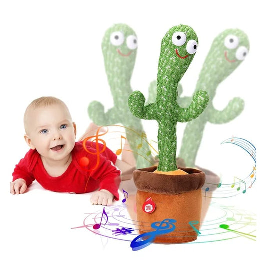 Cute Dancing Cactus Toy for Kids Talking Dancing Shaking & Talk Back