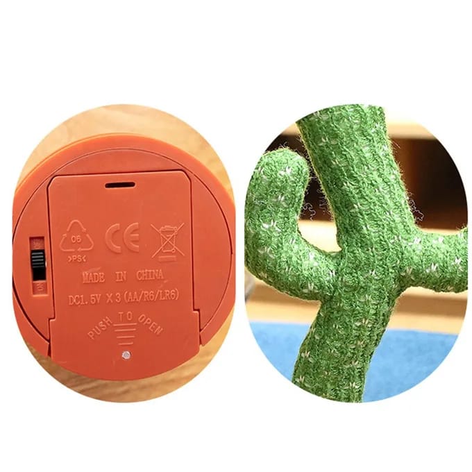 Cute Dancing Cactus Toy for Kids Talking Dancing Shaking & Talk Back