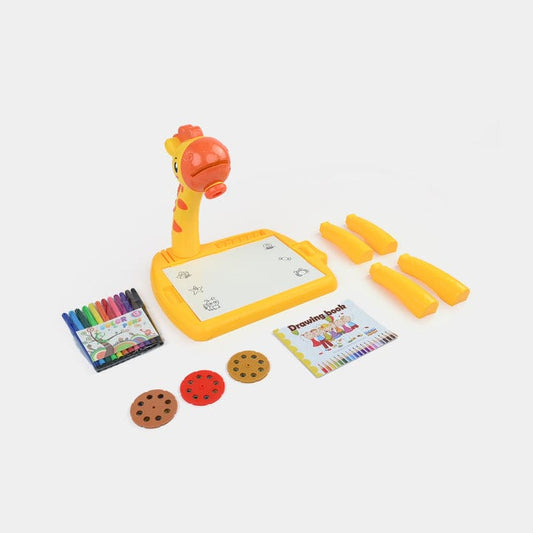 Giraffe Painting Projector Drawing Table Set