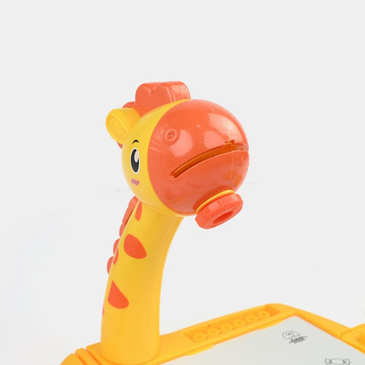 Giraffe Painting Projector Drawing Table Set