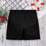 Shorts for boys - Dino - Black