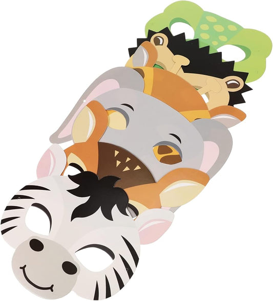 Pack of 12 Animals Mask- Party essential