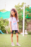 Smart Kind Half Sleeves T-shirt For Kids - Grey - SBT-342-D5