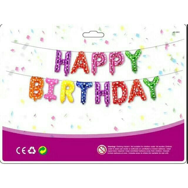 Happy Birthday  Decor Set -Multiple