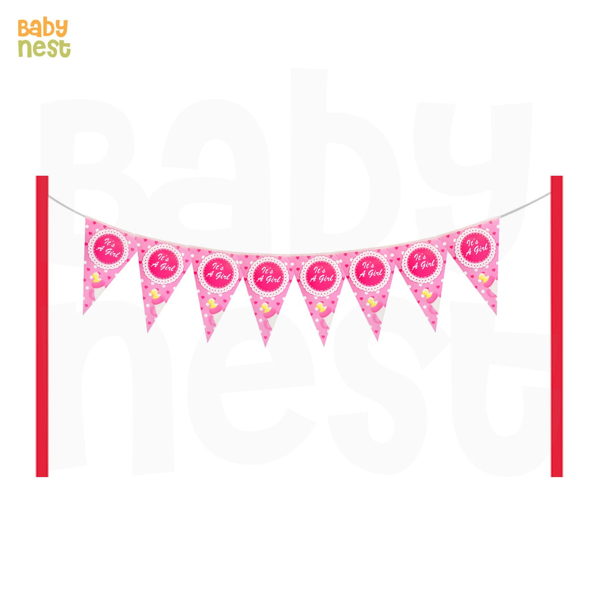 Flags Banner Theme Birthday Party Decorations