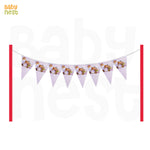 Flags Banner Theme Birthday Party Decorations