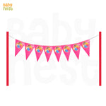 Flags Banner Theme Birthday Party Decorations
