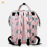 Mommy shoulder diaper bag - Different character - Pink Rabbit