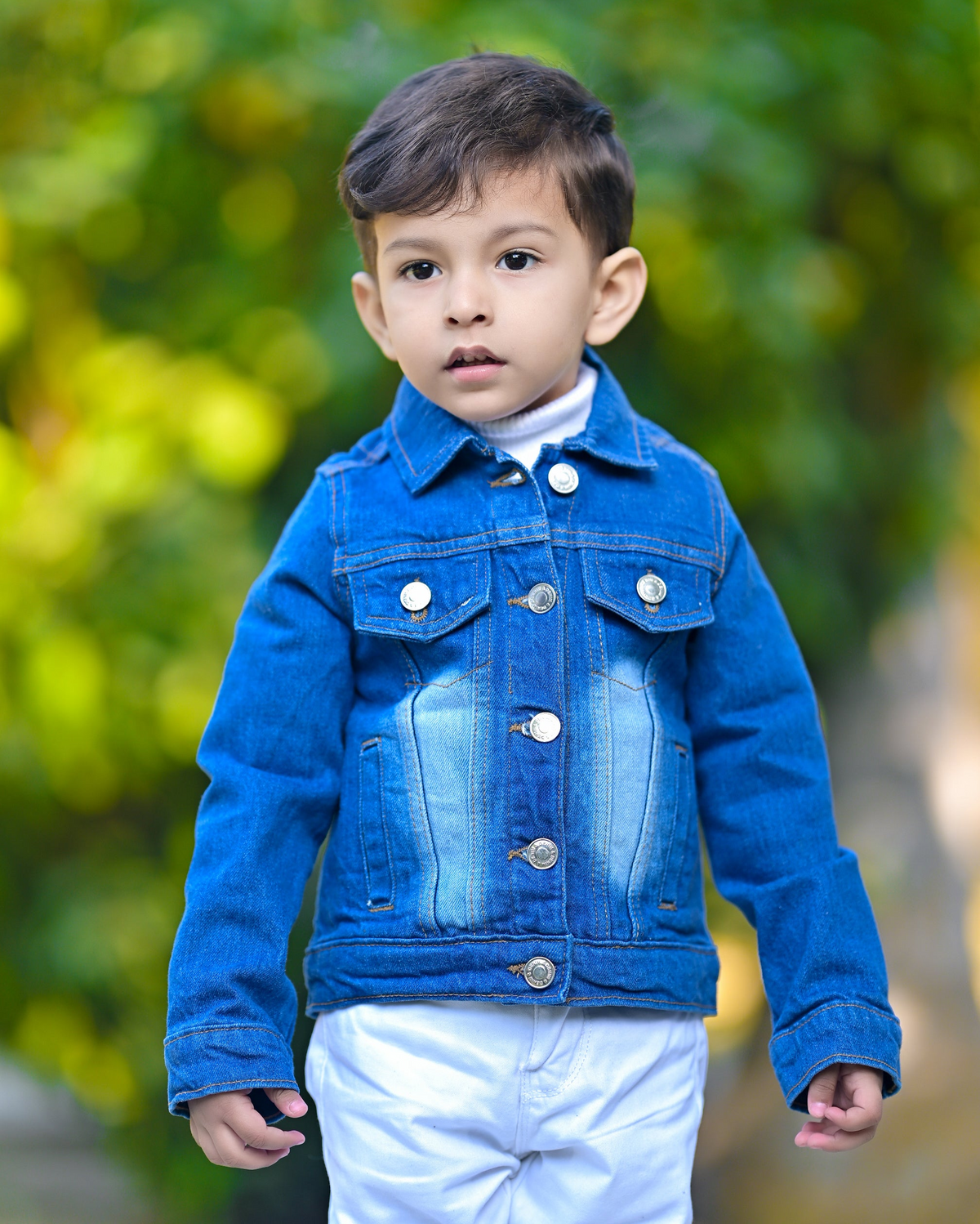 Light Wash Denim Jacket for Kids