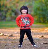 Dino Roaring for Candy Graphic Sweatshirt for kids