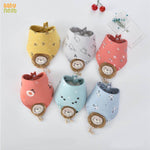 BB-240 - Baby Bib for 0-36M - (Lion) - Baby Pink