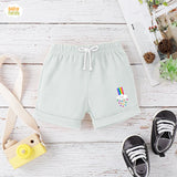 Summer Shorts Rainbow Cloud Heart Light Grey - BNSS-13 (color and shade may change)