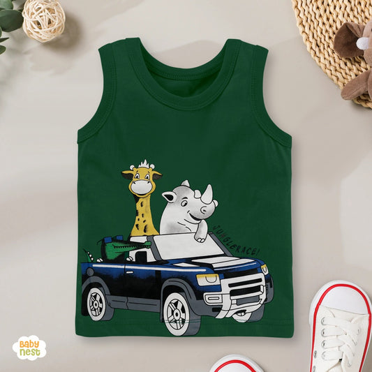 Jungle Race - Sando For Boys - Green