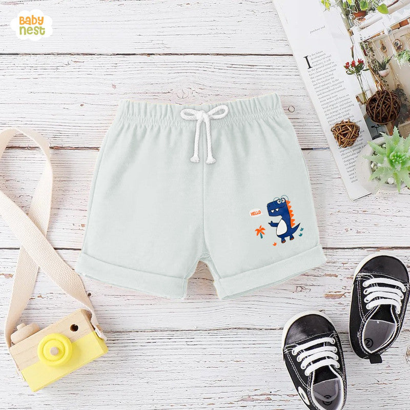 Summer Shorts Hello Dino – Light Grey  – BNSS-13-D11 (color and shade may change)