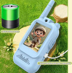 2Pcs Rechargeable Kids Video Walkie Talkie Set