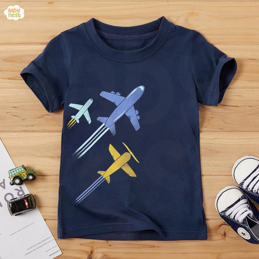 Flying Jets T-Shirt for Kids - Blue